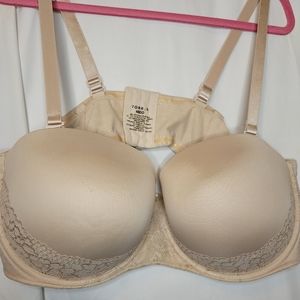 Torrid strapless criss cross 48DD